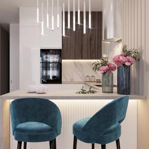 Светлый интерьер. С множеством интересных деталей. 02