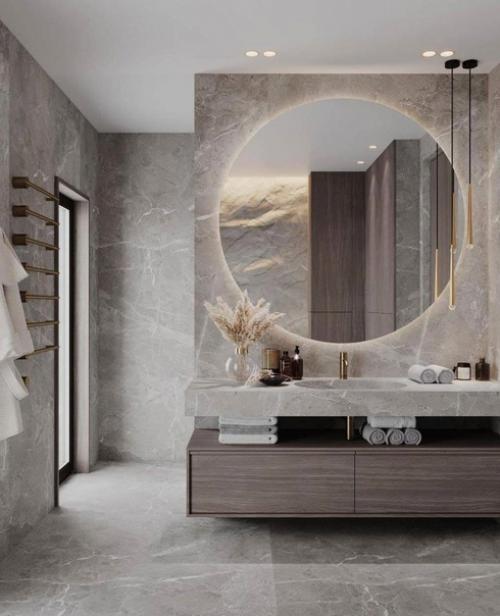 Проект стильной ванной комнаты. 04