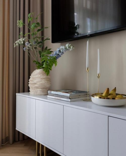 Современная классика в двухкомнатной квартире. 02