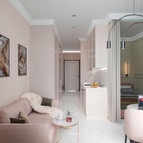 Замечательная квартира студия площадью 23 м 2. 01