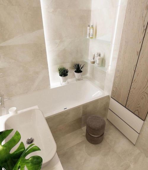 Светлый интерьер. С множеством интересных деталей. 06