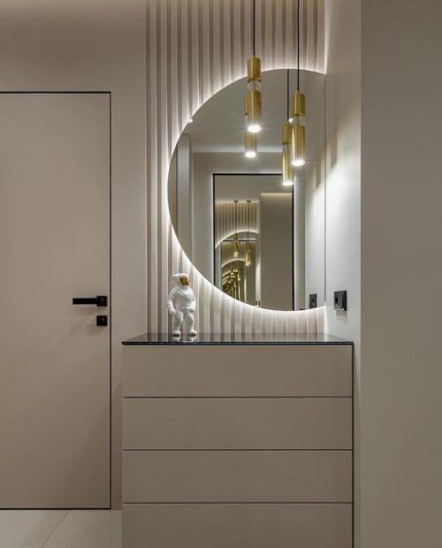 Светлый, современный интерьер квартиры. 01