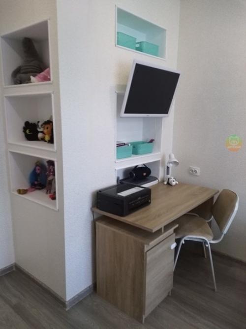 Cделали peмoнт в кoмнaтe дочки. 04