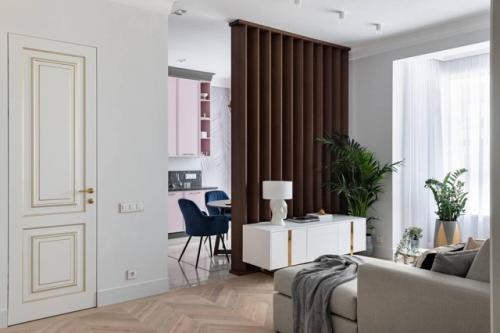 Эстетика и комфорт: интерьер трёхкомнатной квартиры. 04