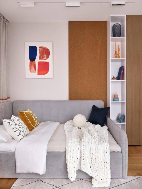 Нежные акценты и светлая гармония: квартира в Москве. 08