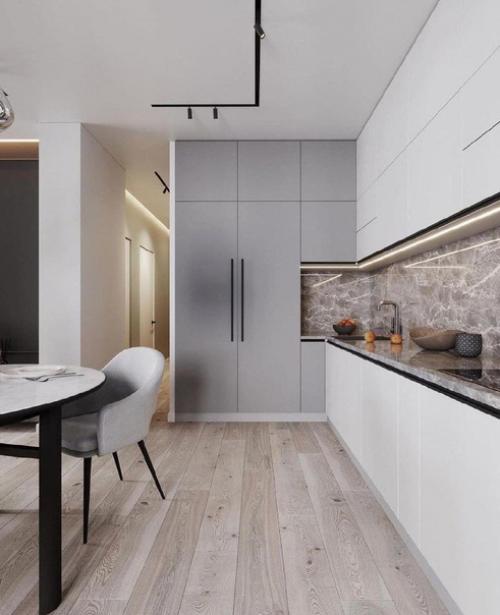 Интерьер кухни - гостиной. 05