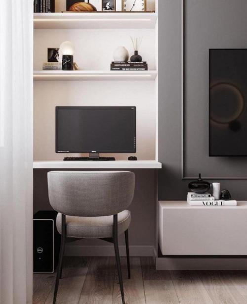 Интерьер кухни - гостиной. 04