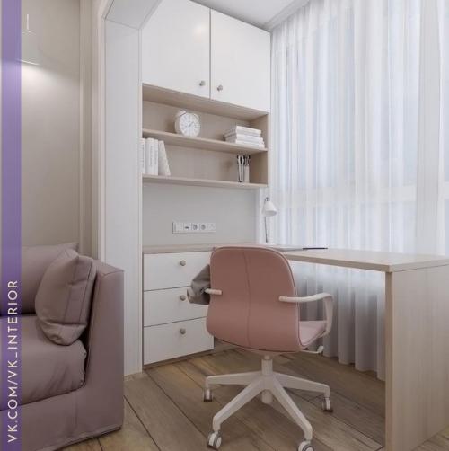 Нежнейший, приятный интерьер для девочки подростка. 03