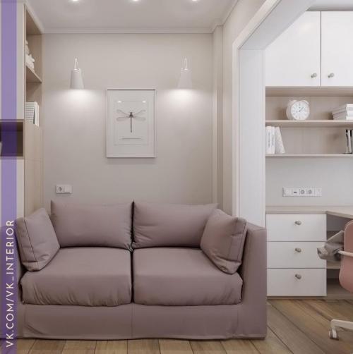 Нежнейший, приятный интерьер для девочки подростка. 07