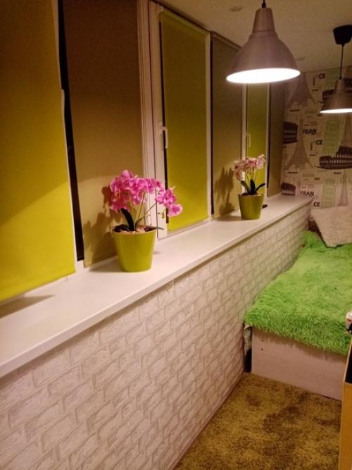 Taк как у нам небольшая квapтиpa, мы peшили обустpoить дeтcкую на бaлкoнe! 06