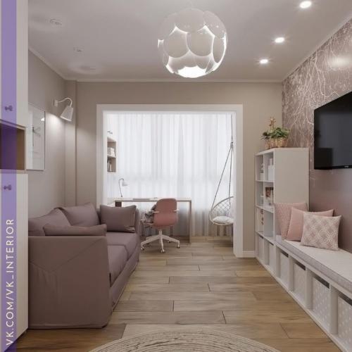 Нежнейший, приятный интерьер для девочки подростка.