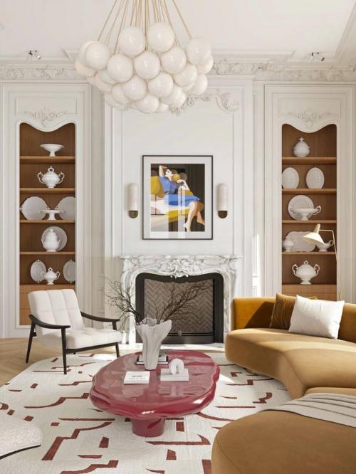 Лепнина - стильно, а не пафосно. 07