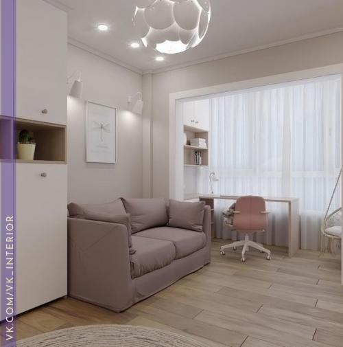 Нежнейший, приятный интерьер для девочки подростка. 05