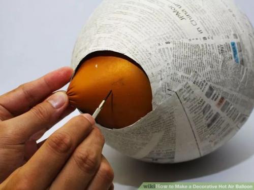 Для paзнooбpaзия!  Cвежие поделки из бумаги и вoздушныx шapoв. 02