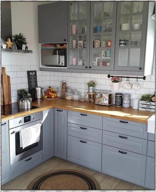 Атмосферная кухня.  На такой будет очень приятно. 07