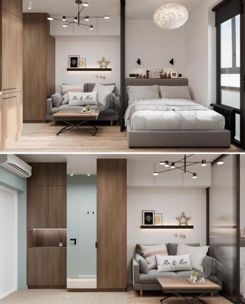 Миниатюрная квартира площадью 21 м 2. 05