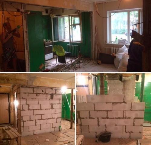 Наша квартирка!  Муж все делал, а я его вдохновляла.