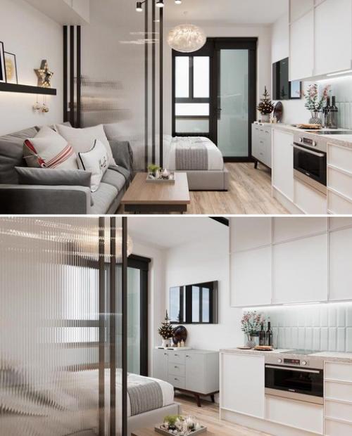 Миниатюрная квартира площадью 21 м 2. 03