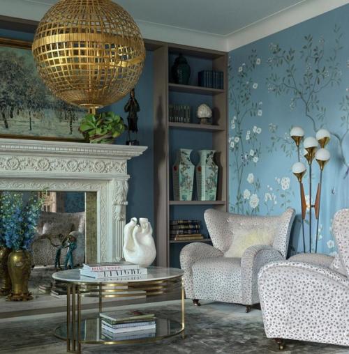 Элегантный синий цвет. 01