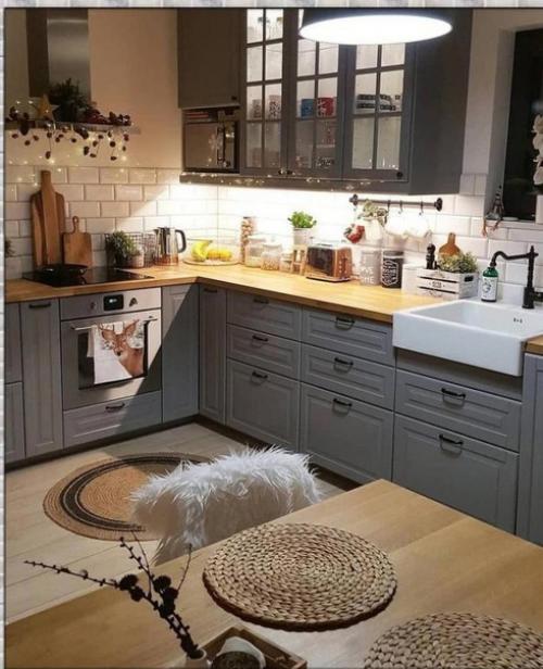 Атмосферная кухня.  На такой будет очень приятно. 01