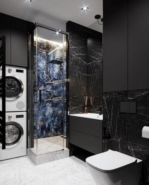 Не стоит боятся черного цвета, ведь выглядит он очень эффектно.