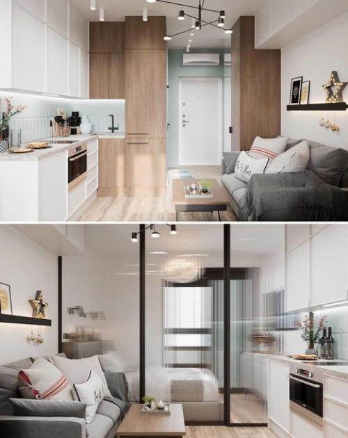 Миниатюрная квартира площадью 21 м 2. 06