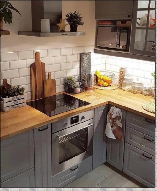 Атмосферная кухня.  На такой будет очень приятно. 04