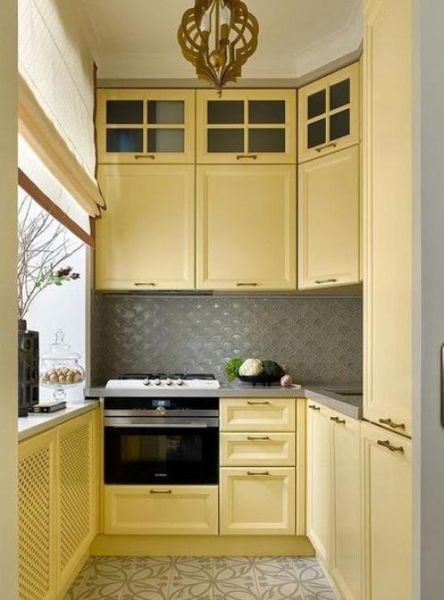 Подборочка интерьеров. С кухнями в желтом цвете. 02