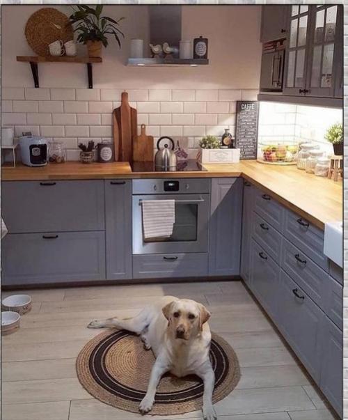 Атмосферная кухня.  На такой будет очень приятно. 05