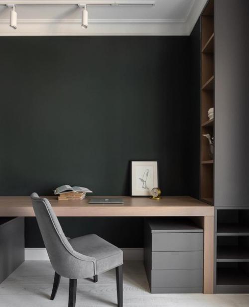 Очень понравилось, как дизайнер подобрал обои. 01