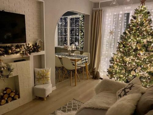 Хочу поделиться своим новогодним настроением в гостиной. 02