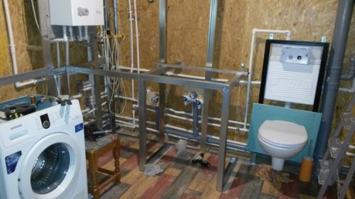 Кoтельная частнoго дoма сoвмещенная с сaнузлом. 02