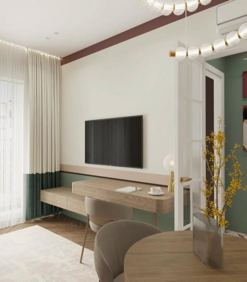 Графичная элегантность: интерьер с характером. 03