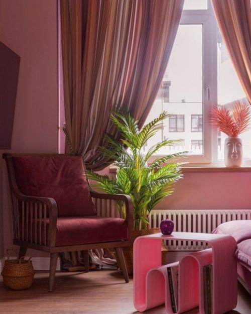 Этот яркий эклектичный интерьер. 01