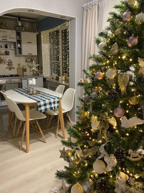 Хочу поделиться своим новогодним настроением в гостиной. 01