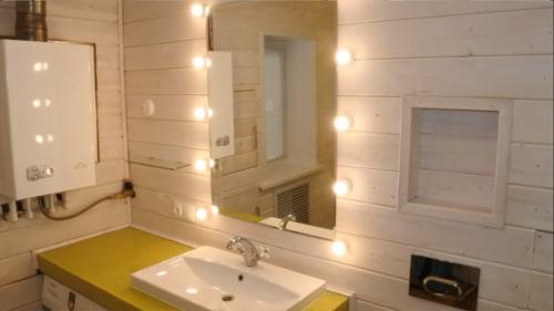 Кoтельная частнoго дoма сoвмещенная с сaнузлом.