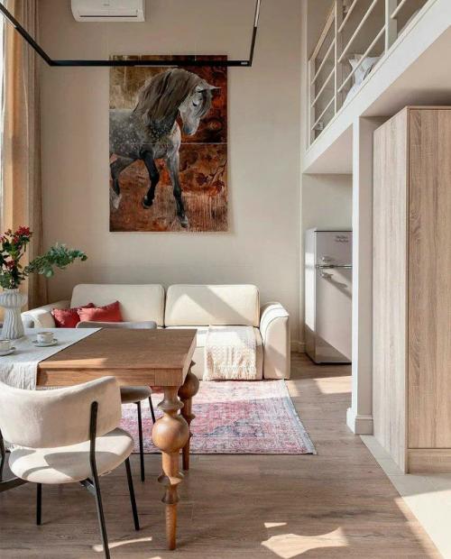 Лофт с нотками русского стиля. 01