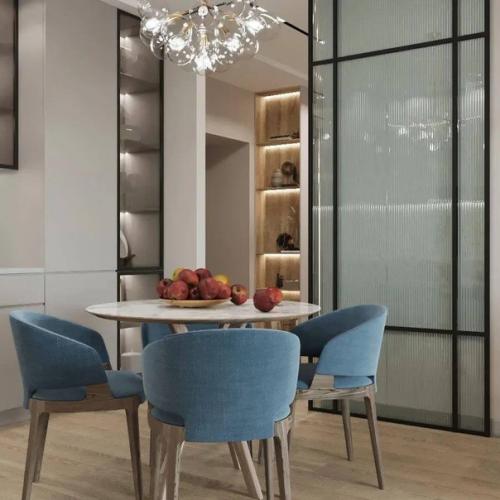 Идея для оформления кухни и обеденной зоны. 07