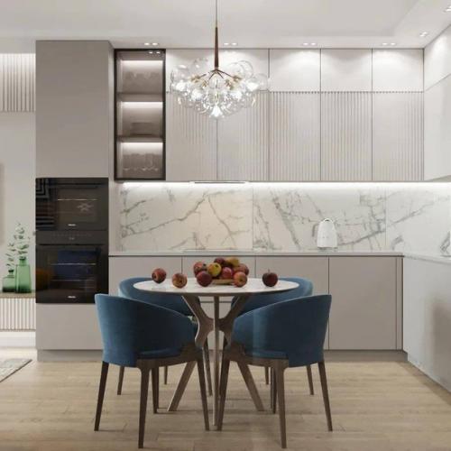 Идея для оформления кухни и обеденной зоны. 05