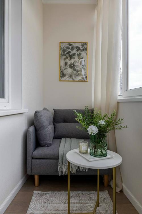 Двухкомнатная квартира с характером и теплом. 09