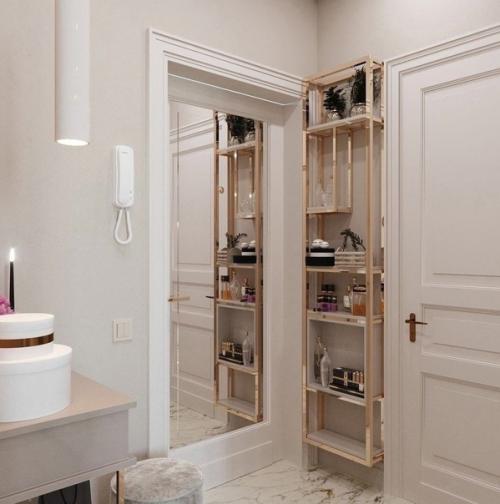 Красивый пудровый цвет.