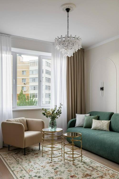 Двухкомнатная квартира с характером и теплом. 02