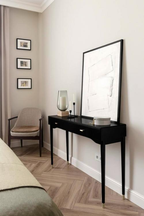 Сталинка с характером: современный интерьер с французско - скандинавским настроением. 03