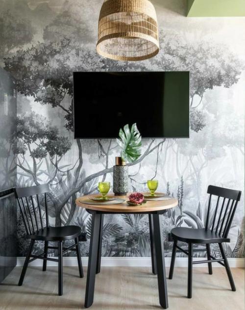 Однокомнатная квартира. С интересным дизайном интерьера. 07