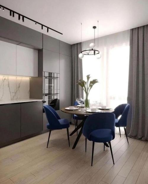 Приглушенные зеленые акценты. 09