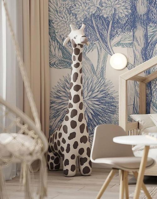 Оформления детской в светлых тонах. 06