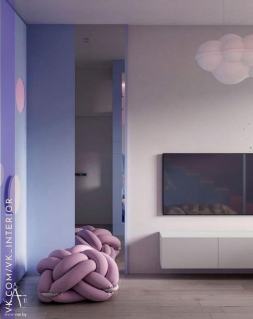 Цвет в комнате просто бесподобный.