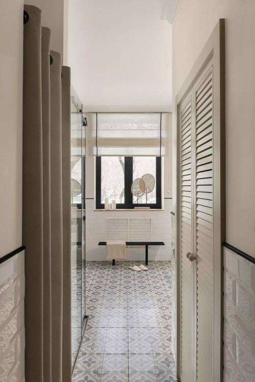 Сталинка с характером: современный интерьер с французско - скандинавским настроением. 07