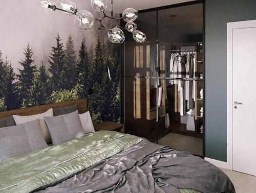 Приглушенные зеленые акценты. 02