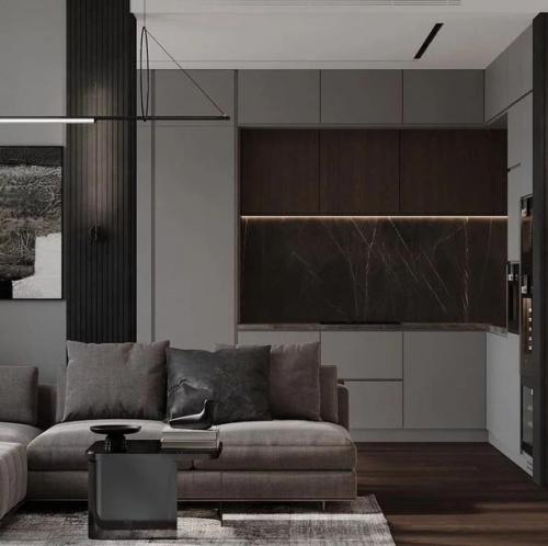 Интерьер квартиры в современном стиле. 01